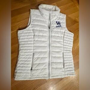 University of Kentucky Women’s Puffer White Vest